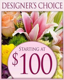 Designer's Choice $150 size, inches height and inches wide.