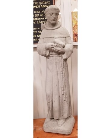 Large size, 29 inches height and 6 inches wide.
