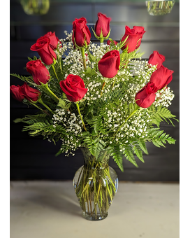 Four Dozen size, inches height and inches wide.
