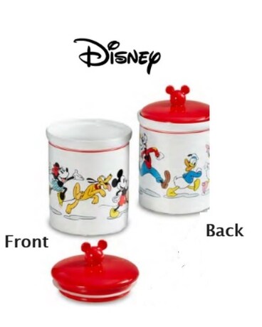 Cookie Jar -Sunshines Floral Creation size, inches height and inches wide.