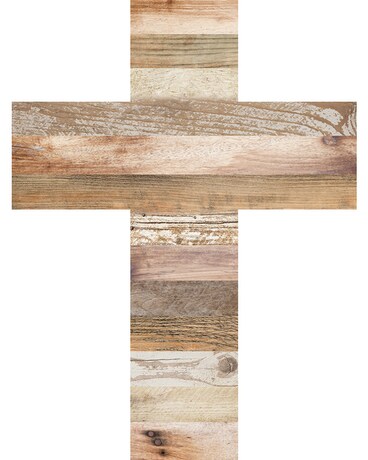 Natural Faux wood size, inches height and inches wide.