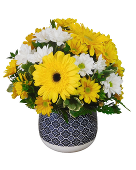 Standard size, 13 inches height and 10 inches wide.
