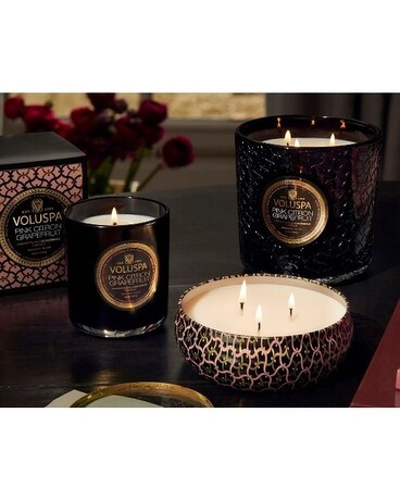 Classic Jar Candle size, inches height and inches wide.
