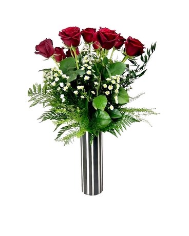 Signature Red Roses 12 size, 29 inches height and 15 inches wide.