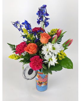 Kindness Is Magic Tervis + Blooms size, inches height and inches wide.