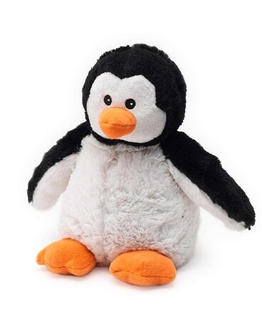 Black and White Penguin Warmie size, inches height and inches wide.