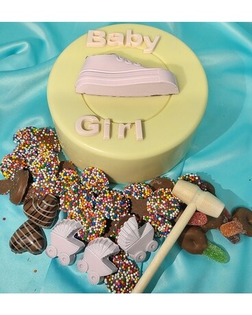 Baby Girl size, inches height and inches wide.