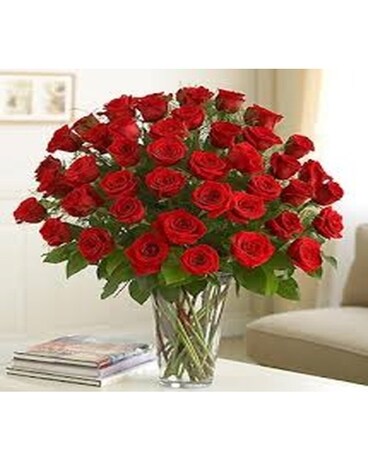 3 Dozen Premium Roses size, inches height and inches wide.