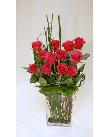 Beautiful (as shown) size, inches height and inches wide.