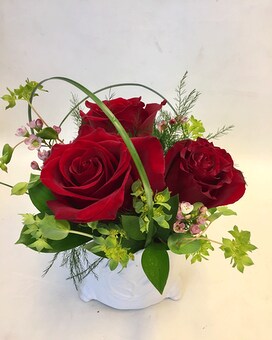Lovely size, inches height and inches wide.