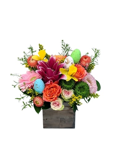 Egg Hunt Flower Arrangement