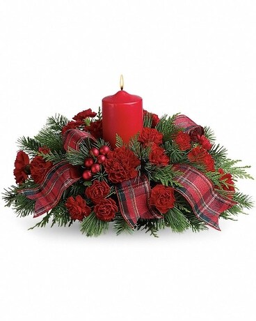 Larger w/ orchids added size, 10 inches height and 17 inches wide.