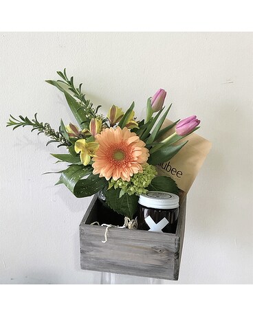 Includes~Lulubee Toffee 3oz and WaxyB 9oz candle size, inches height and inches wide.