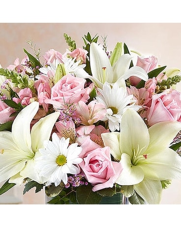 Standard Cut flower Bouquet size, inches height and inches wide.