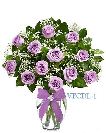 Deluxe (18 Stems) size, inches height and inches wide.