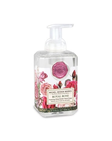 Foaming Shea Butter Hand Soap size, inches height and inches wide.