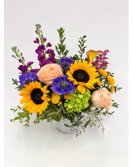 Standard size, 17 inches height and 17 inches wide.
