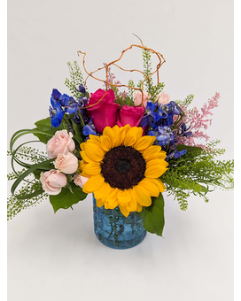 Standard size, 12 inches height and 14 inches wide.