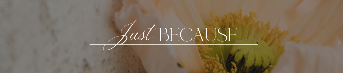 Just Because Header