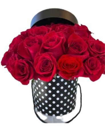 12 Roses as shown 24 Roses size, inches height and inches wide.