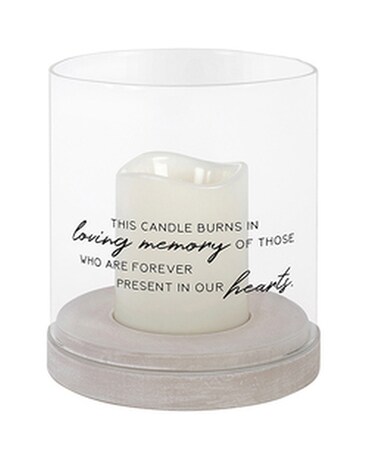 Loving Memory size, inches height and inches wide.