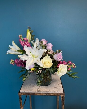 Showy size, inches height and inches wide.