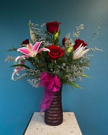 Roses'N'Lilies size, inches height and inches wide.