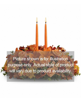 Premium with Candles size, inches height and inches wide.