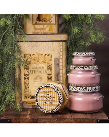 3.4 oz 1-Wick size, inches height and inches wide.