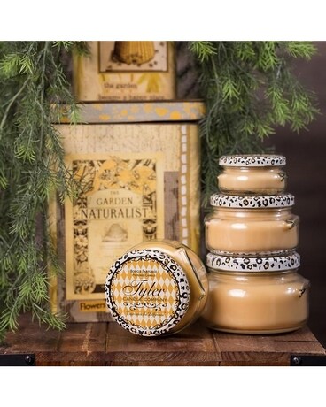 3.4 oz 1-Wick size, inches height and inches wide.