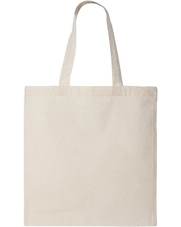 Canvas Bag size, inches height and inches wide.