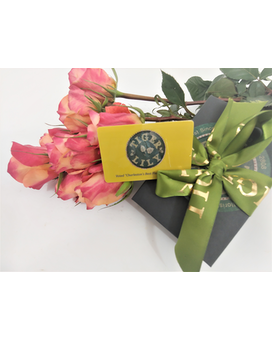 25.00 Gift Card size, inches height and inches wide.