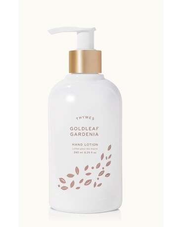 Goldleaf Gardenia Hand Lotion size, inches height and inches wide.