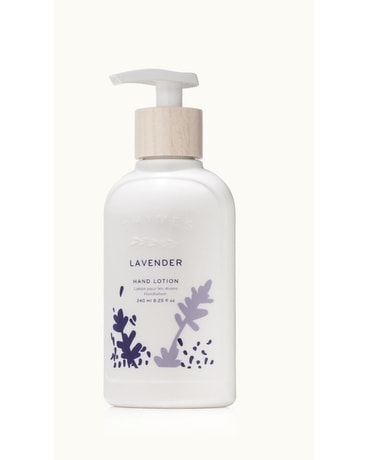 Lavender Hand Lotion size, inches height and inches wide.