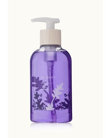 Lavender Hand Wash size, inches height and inches wide.
