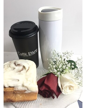 Latte size, inches height and inches wide.