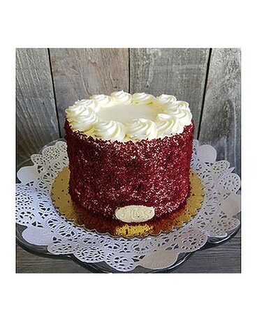 Deluxe with flowers on top size, inches height and inches wide.