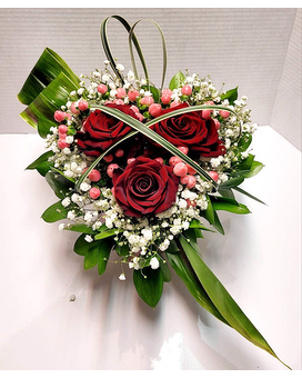 Featured Red Roses size, inches height and inches wide.