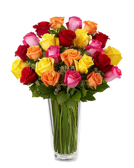 24 Roses size, inches height and inches wide.