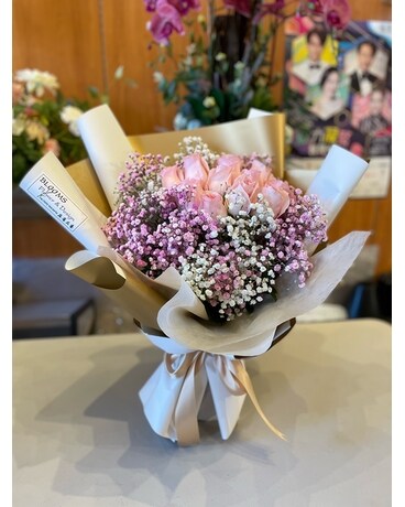 Lavender (1 dozen) size, inches height and inches wide.