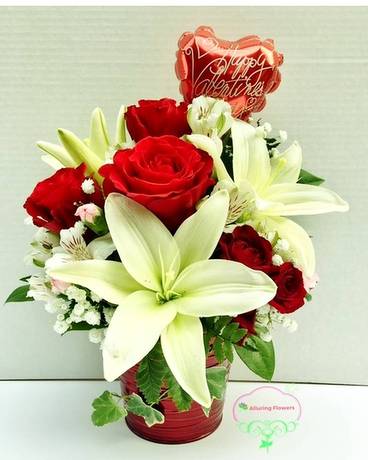 Bucket Of Love 4200 Quick View Modern Roses Flower Arrangement Bucket Of Love 4200 Quick View Modern Roses Flower Arrangement