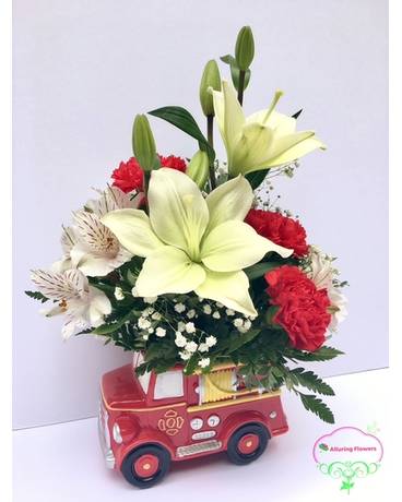 Fire Truck Arrangement Flower Fire Truck Arrangement Flower