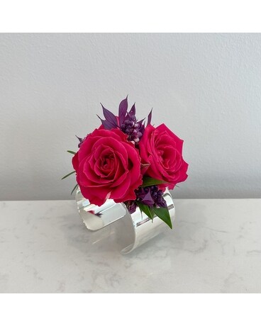 Silver Cuff size, inches height and inches wide.