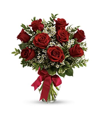 9 Roses size, inches height and inches wide.