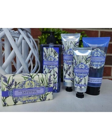 Large Lavender Collection size, inches height and inches wide.