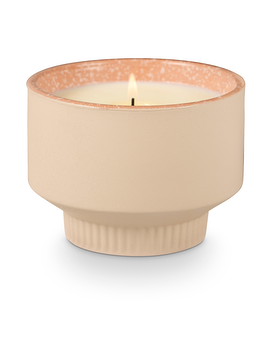 Ceramic Candle size, inches height and inches wide.