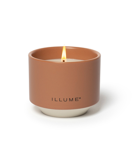 Matte Ceramic Candle size, inches height and inches wide.