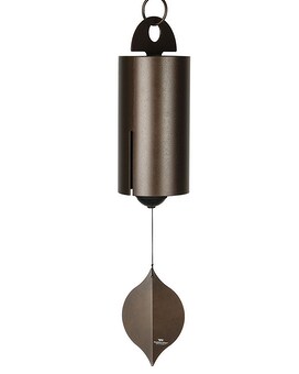 Heroic Windbell by Woodstock Chimes size, inches height and inches wide.