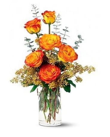 12 Roses size, inches height and inches wide.