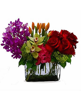 Premium with roses & flowers size, inches height and inches wide.